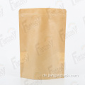 Kraftpapier-Zip-Verschluss-Tasche Kraftpapier-Tasche